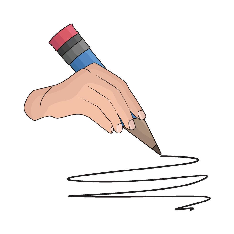 illustration of pencil vector