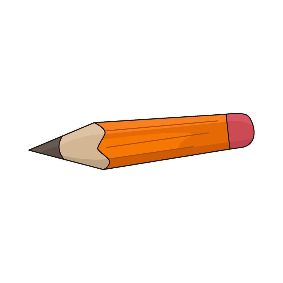 illustration of pencil vector