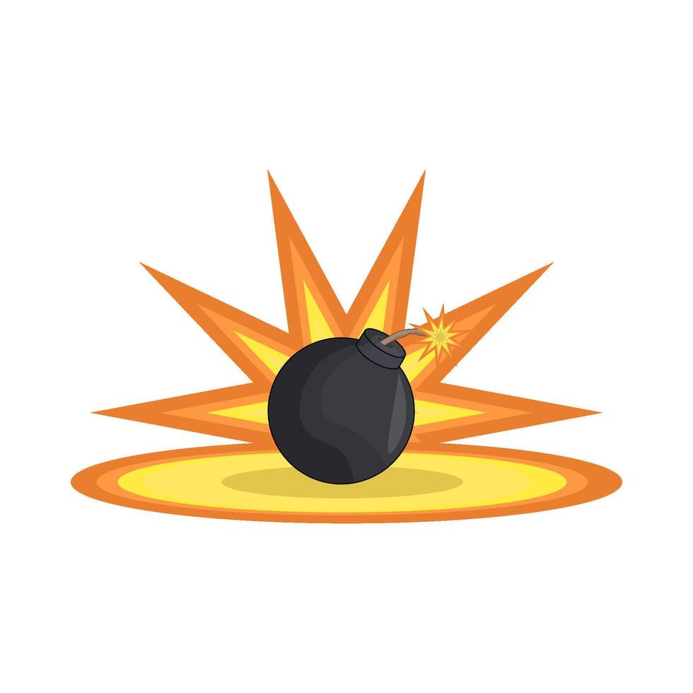 illustration of bomb vector
