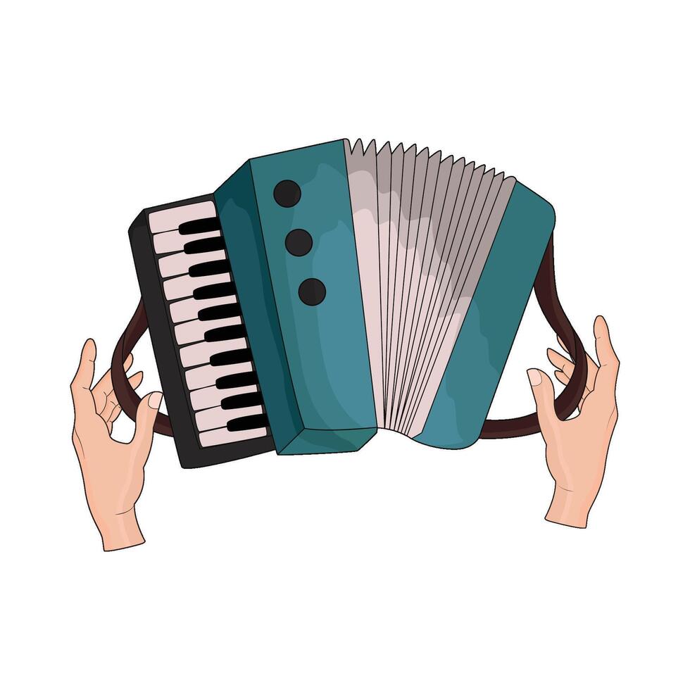 illustration of accordion vector
