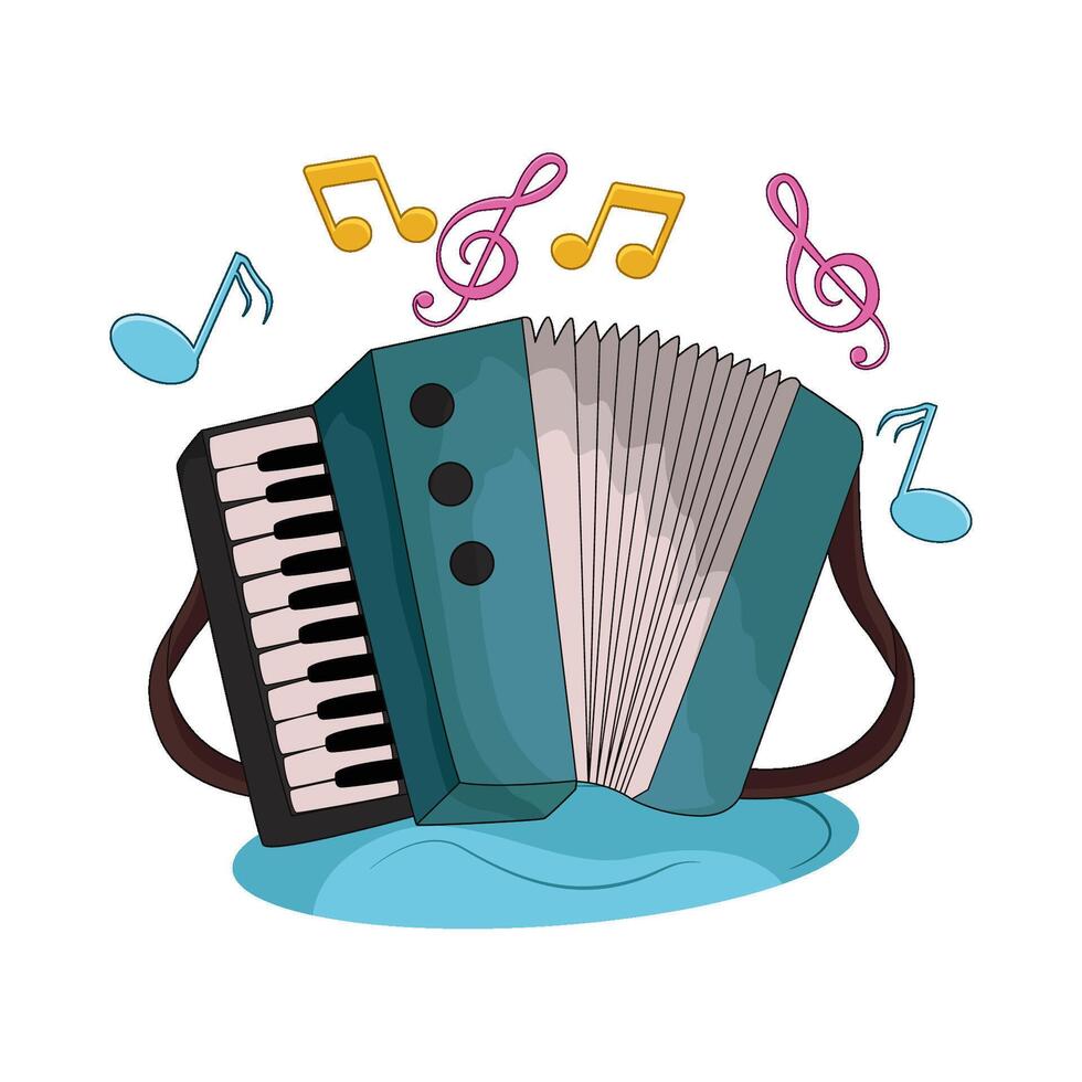 illustration of accordion vector