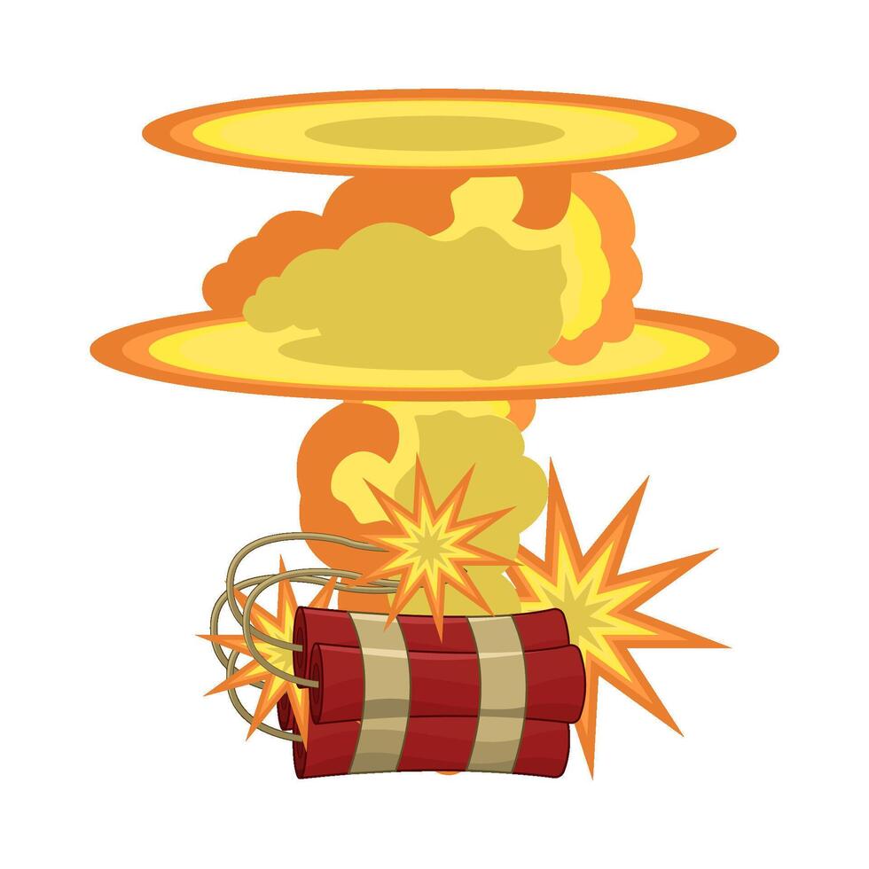 illustration of tnt bomb vector