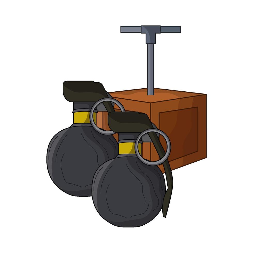 illustration of bomb vector