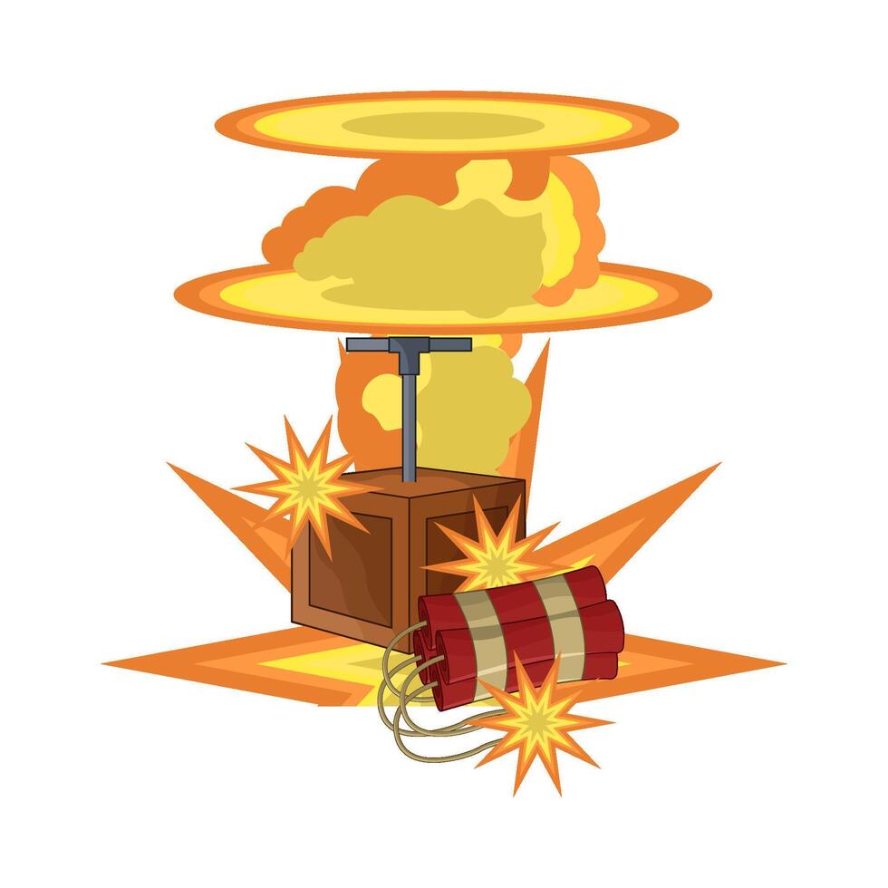 illustration of bomb vector