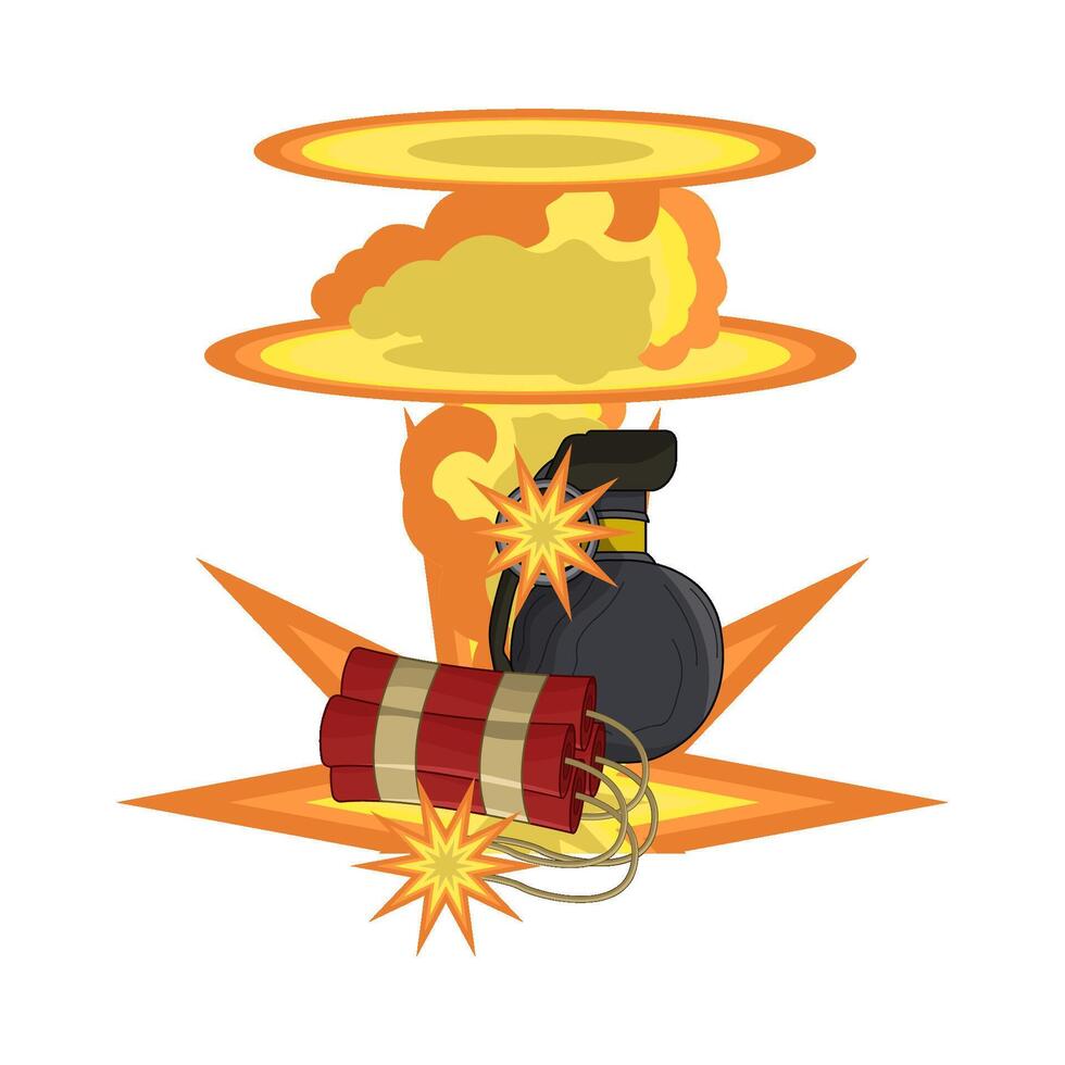 illustration of bomb vector
