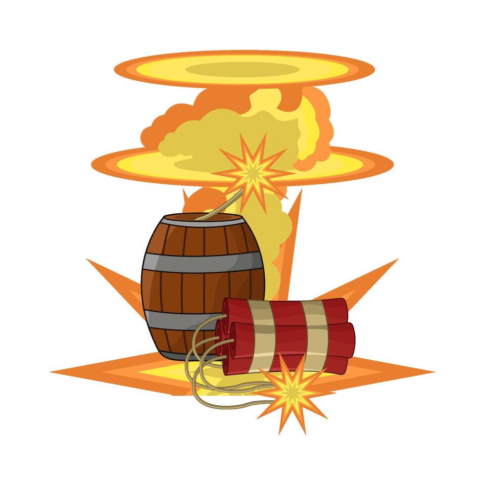 illustration of bomb vector