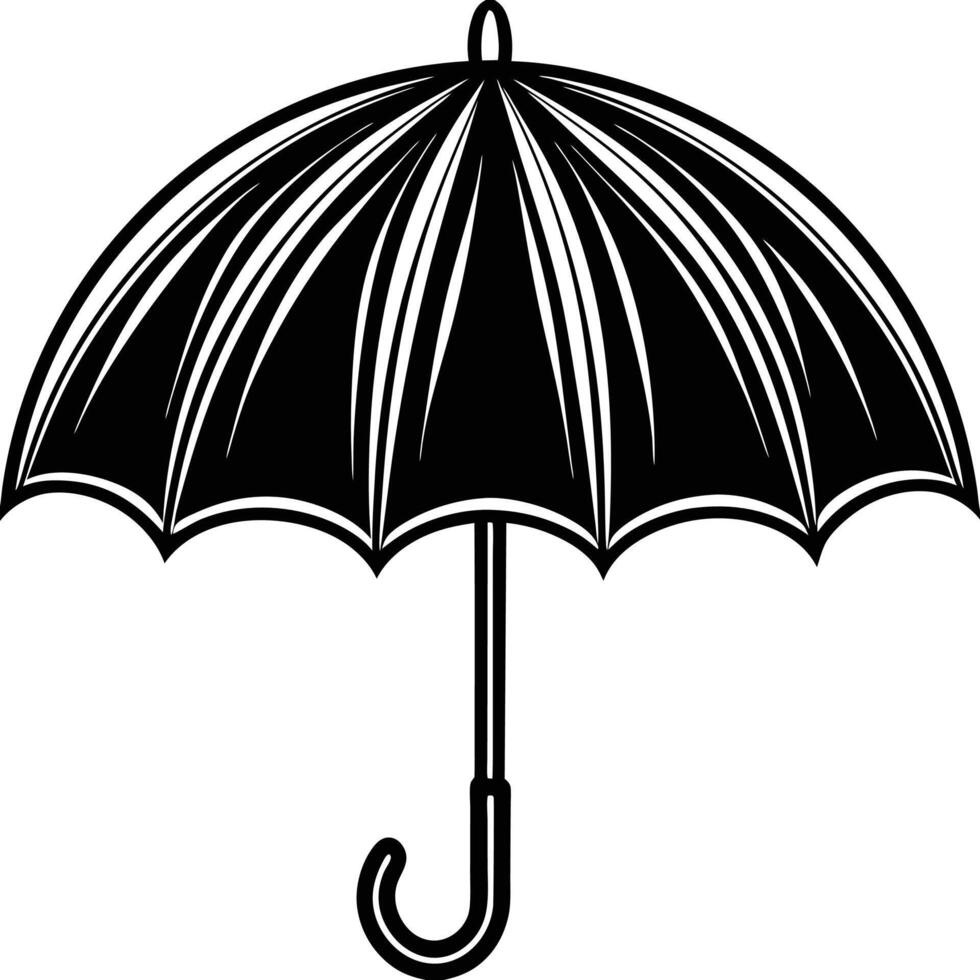 Umbrella simple icon set. Umbrella. illustration vector