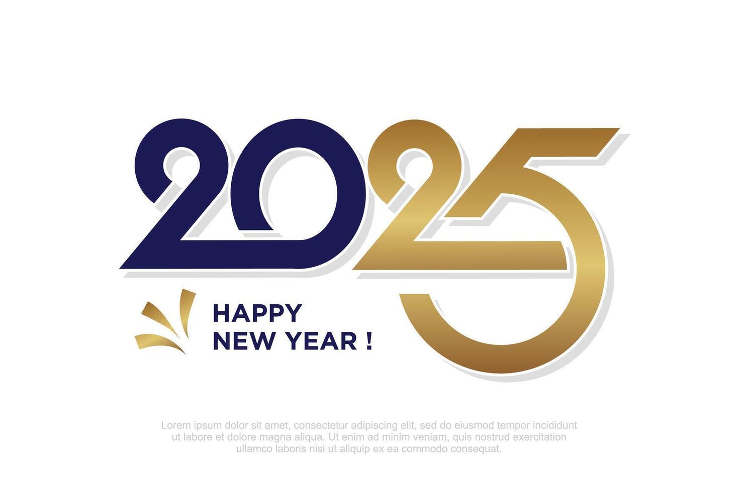 2025 Design Element Logo With Creative Modern Cool Concept High Resolution Vector