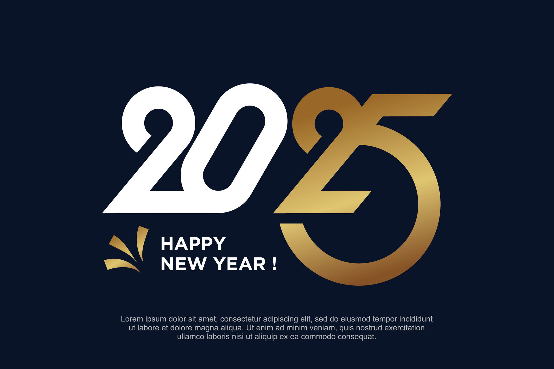2025 Design Element Logo With Creative Modern Cool Concept High 2025 Design Element Logo With Creative Modern Cool Concept High Resolution Vector