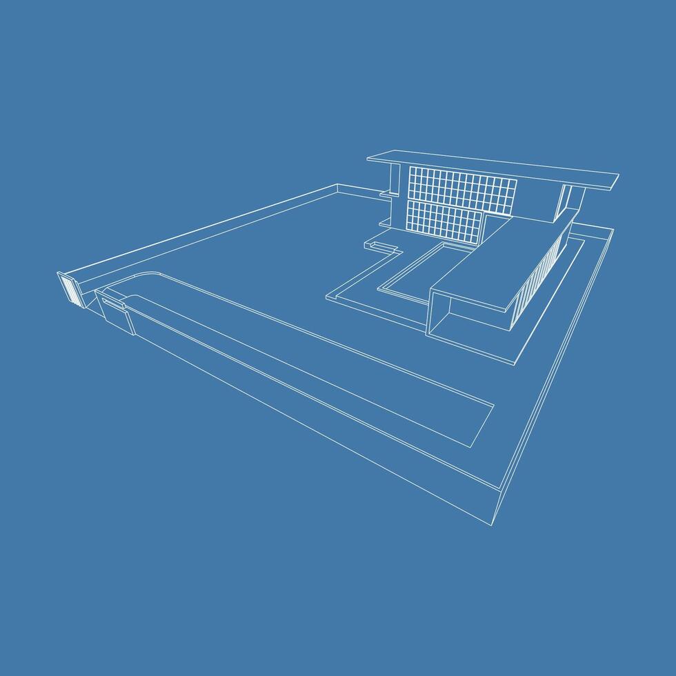 a diverse range of architectural blueprint design concepts, offering detailed sketches and innovative ideas for modern structures. vector