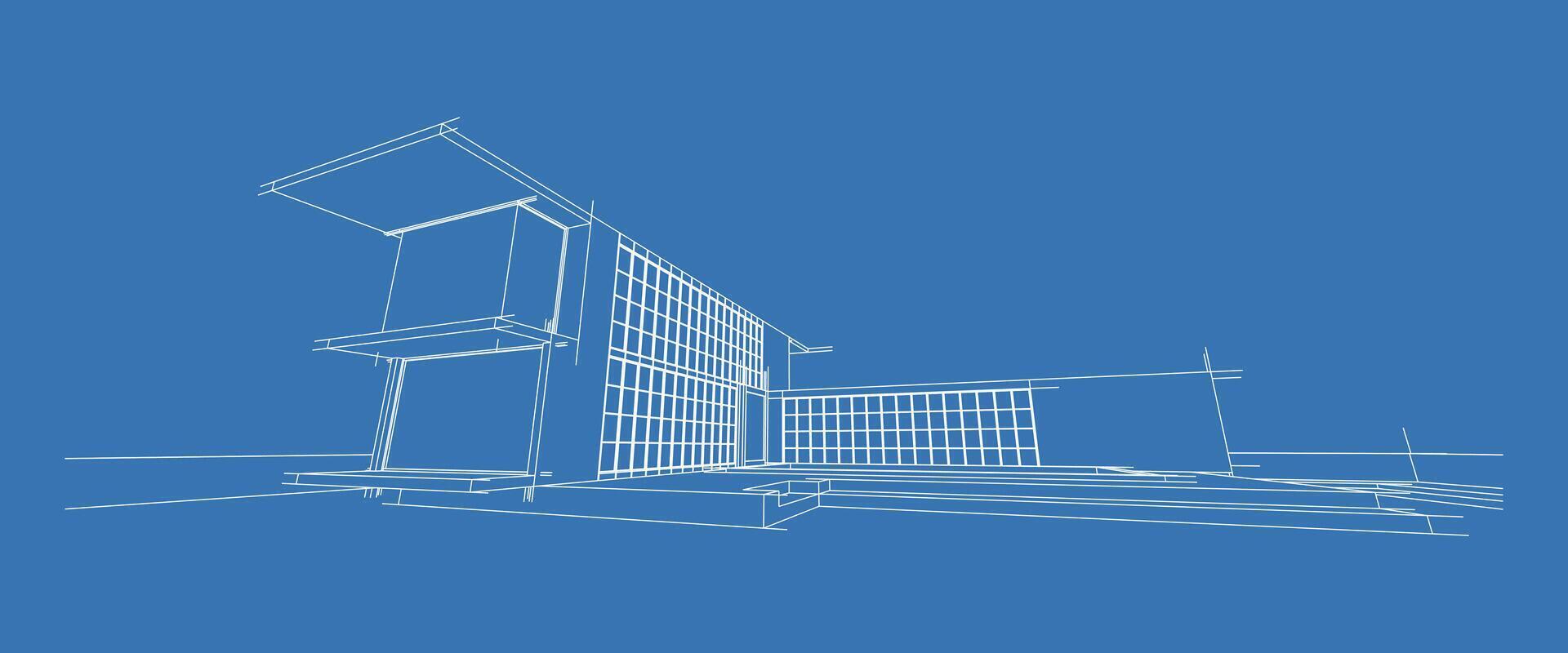 a diverse range of architectural blueprint design concepts, offering detailed sketches and innovative ideas for modern structures. vector