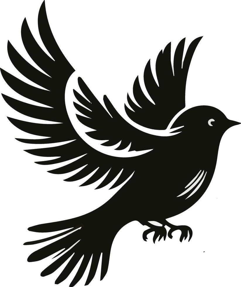 bird illustration silhouette image icon vector