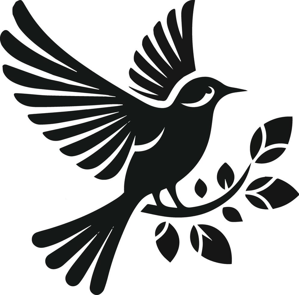 bird illustration silhouette image icon vector