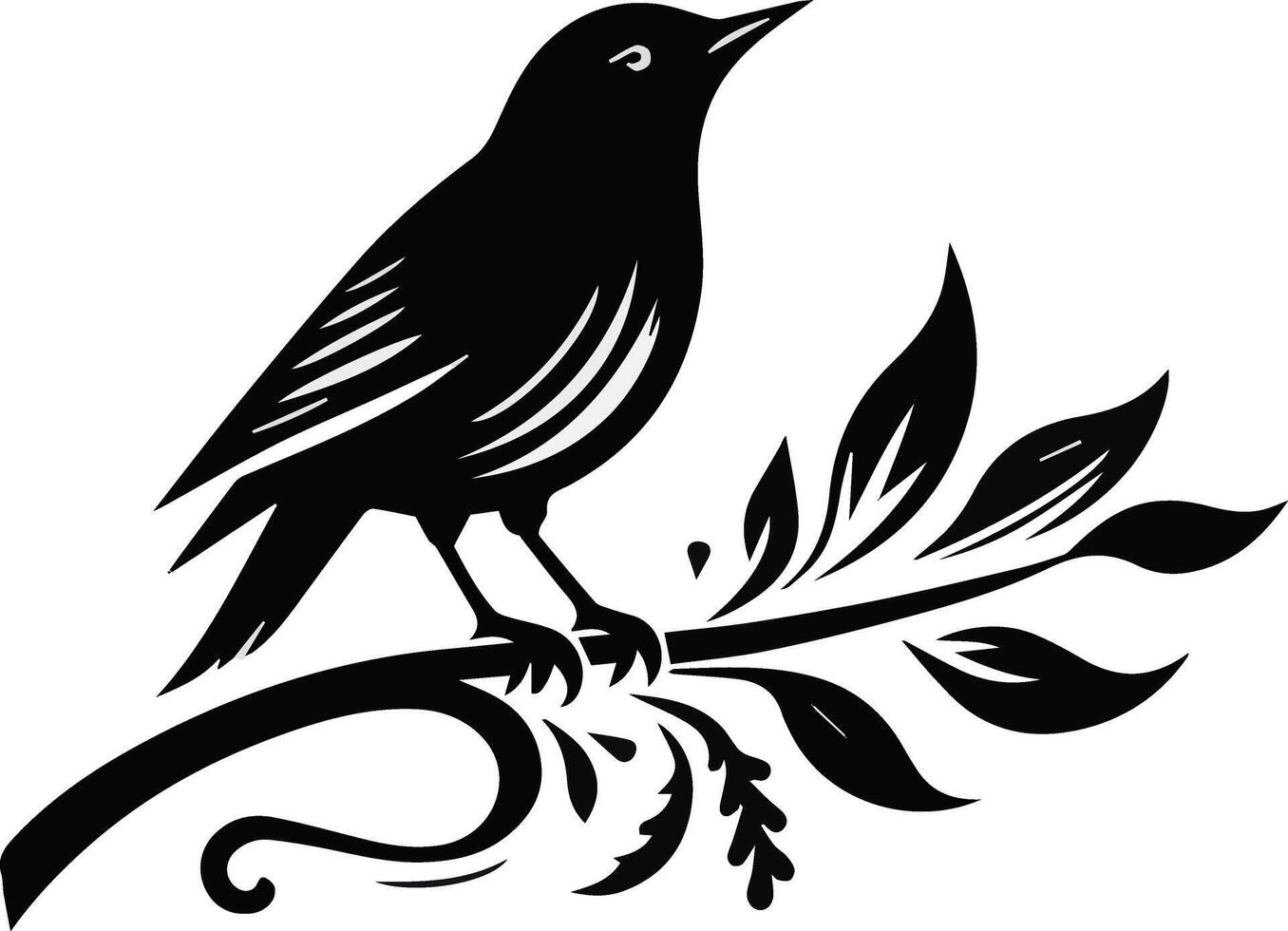 bird illustration silhouette image icon vector
