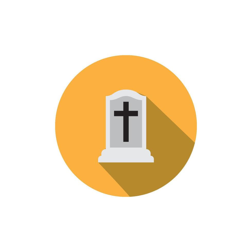 Gravestone icon design vector