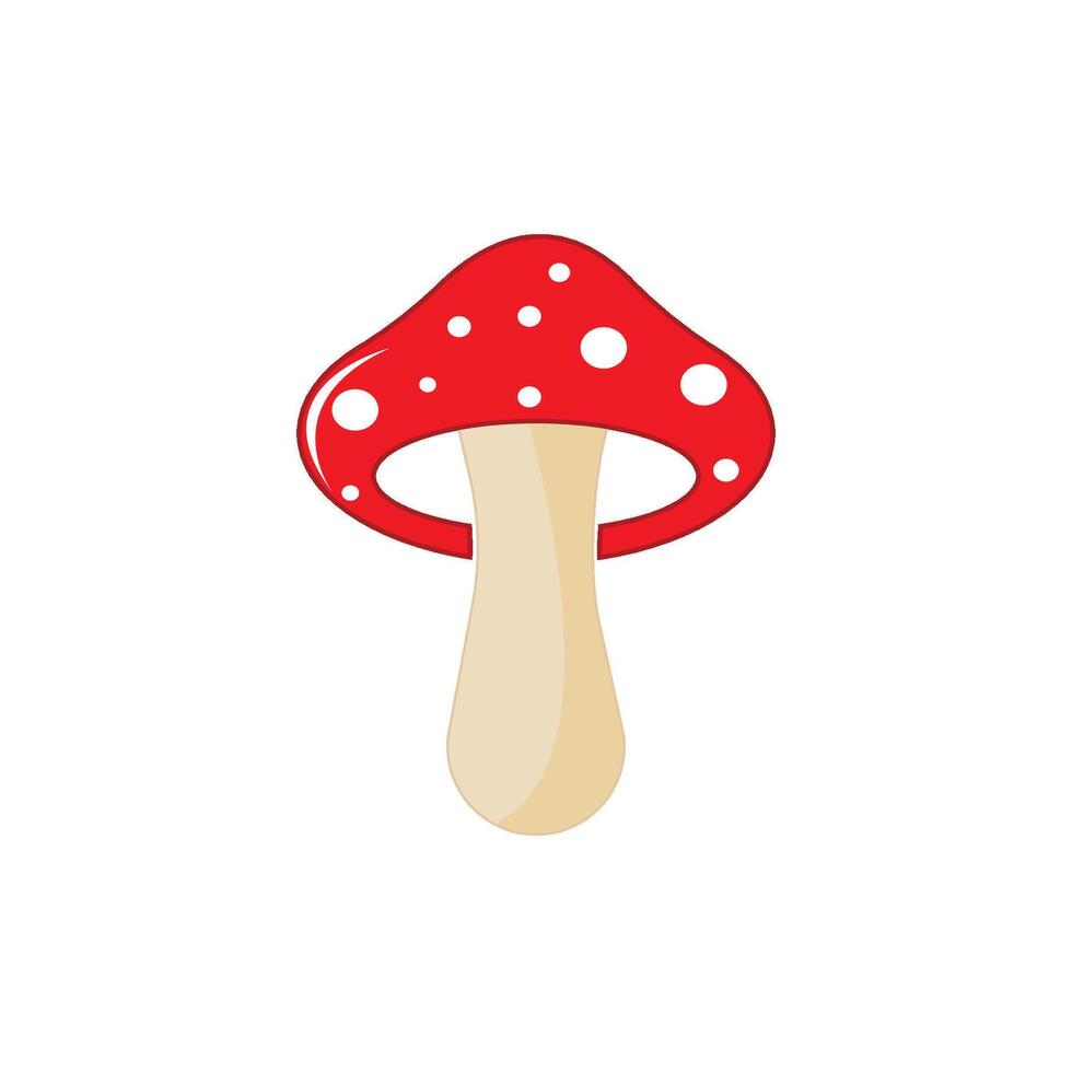 Mushroom logo icon vector