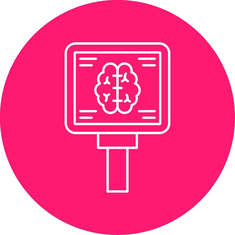 Mri Line Multi Circle Icon vector