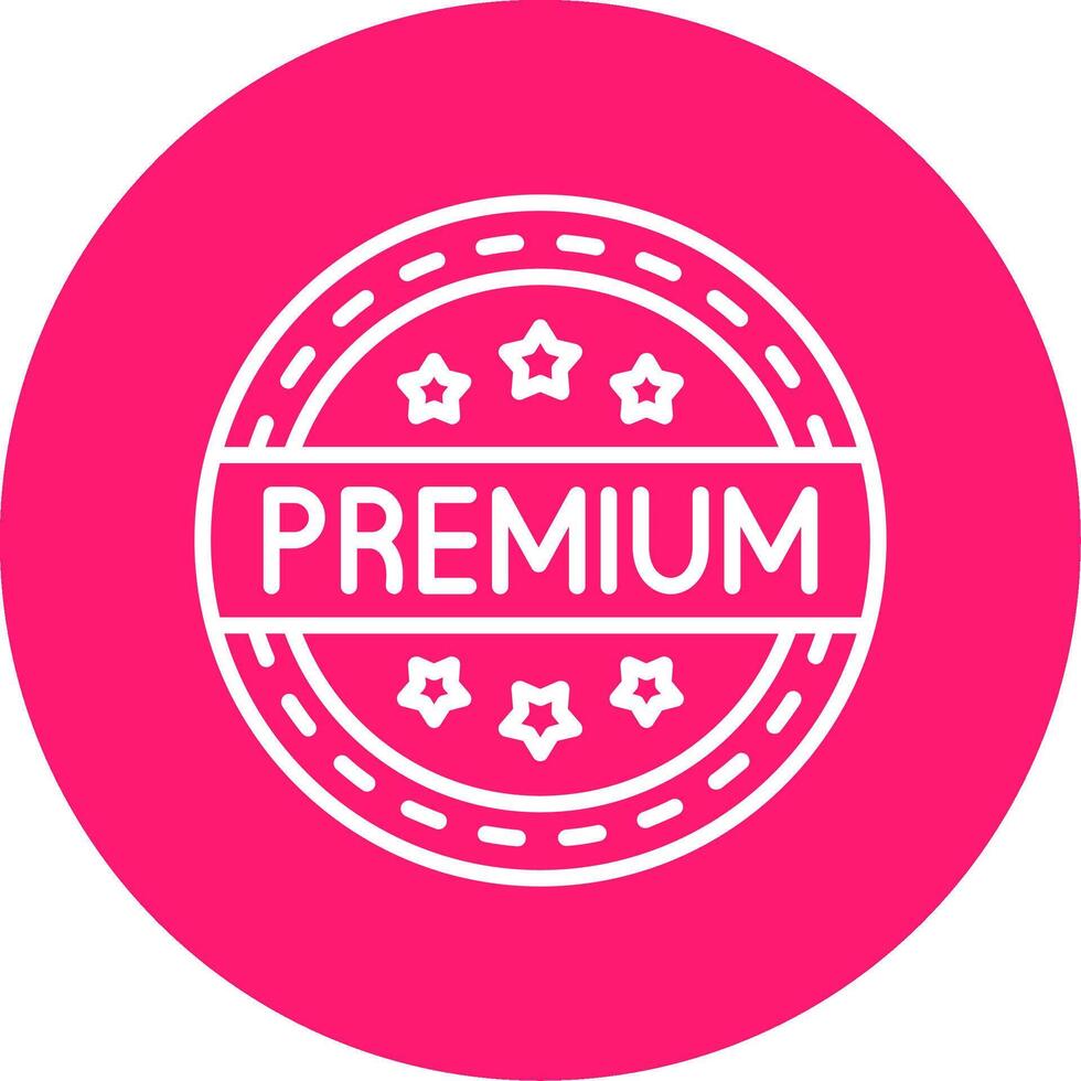 Premium Line Multi Circle Icon vector
