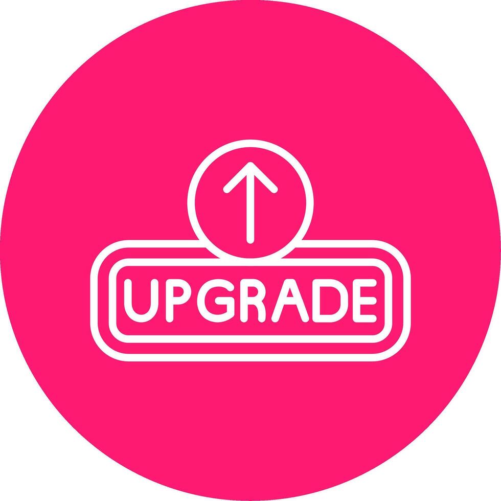 Upgrade Line Multi Circle Icon vector