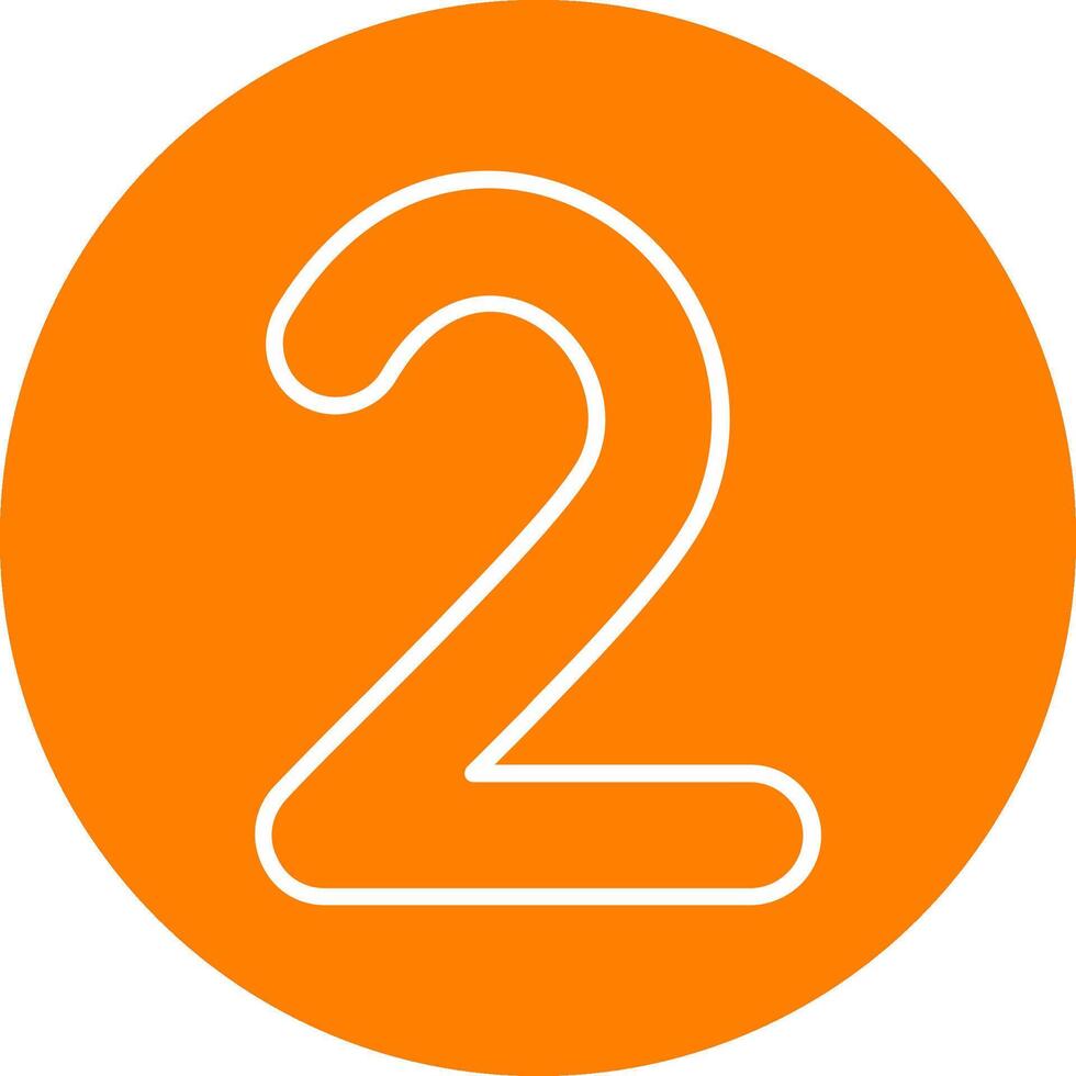 Two Line Multi Circle Icon vector