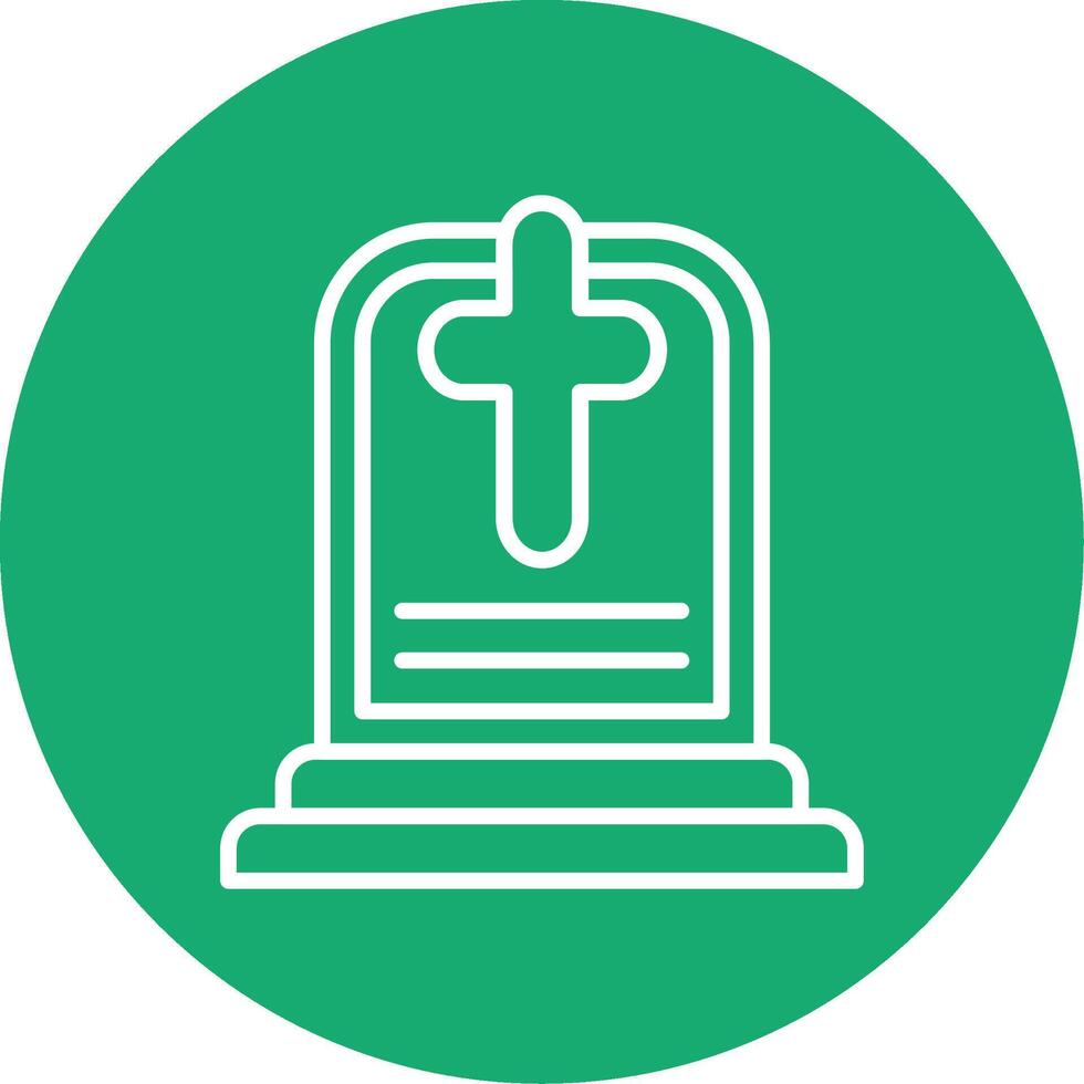 Christianity Line Multi Circle Icon vector