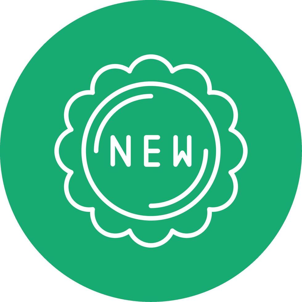 New Line Multi Circle Icon vector