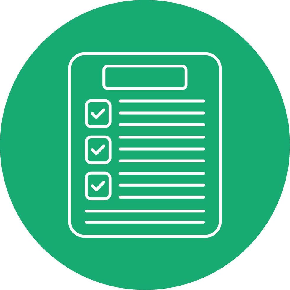 Results Line Multi Circle Icon vector