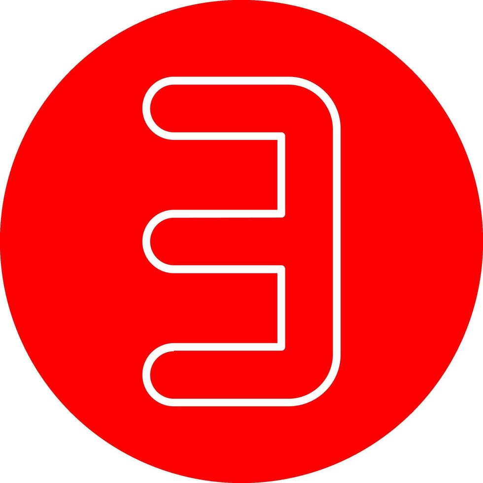 Three Line Multi Circle Icon vector
