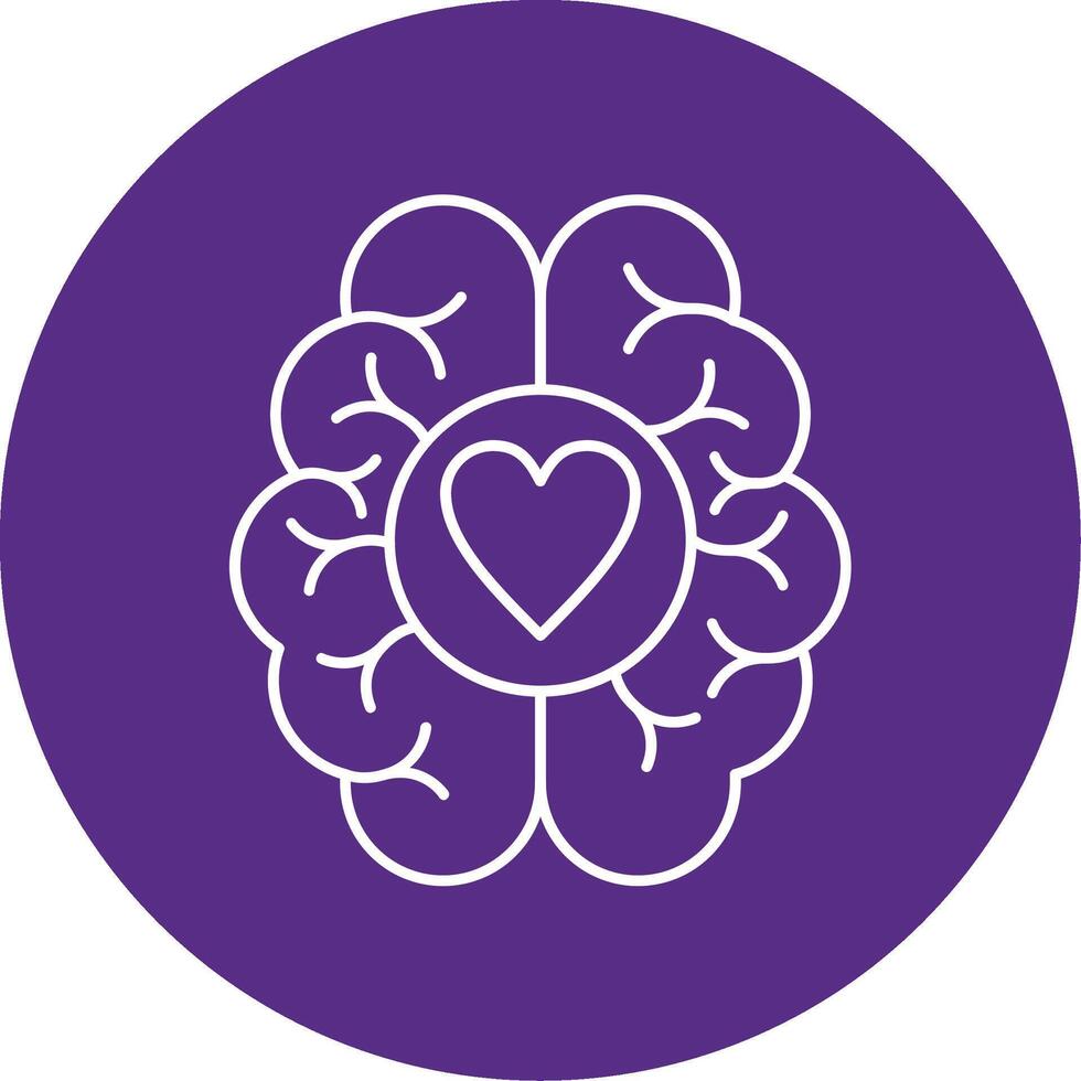 Dopamine Line Multi Circle Icon vector