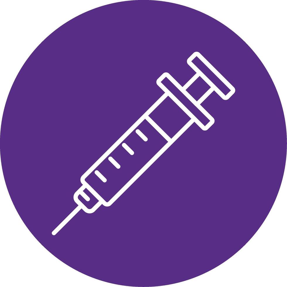 Injection Line Multi Circle Icon vector