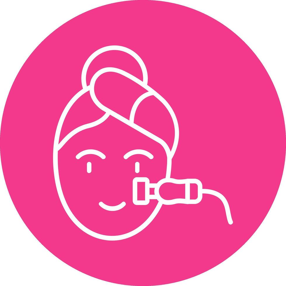 Treatment Line Multi Circle Icon vector
