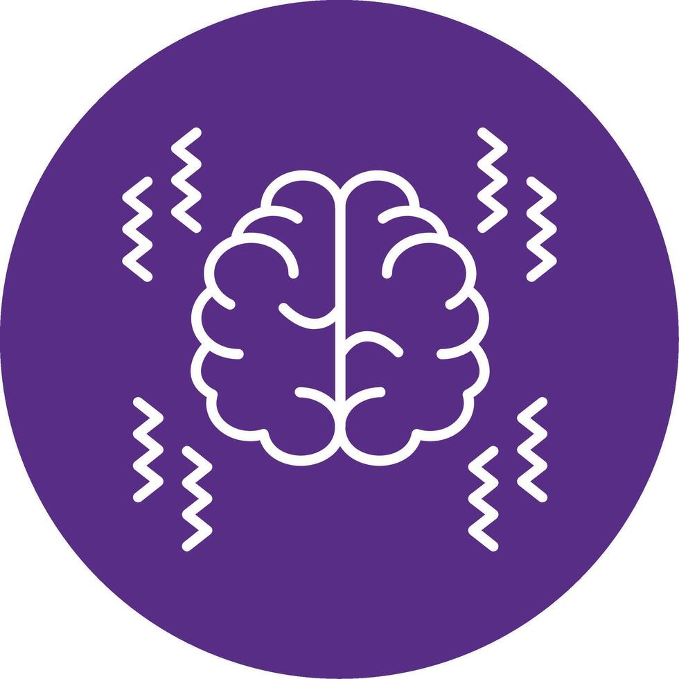 Parkinson Line Multi Circle Icon vector