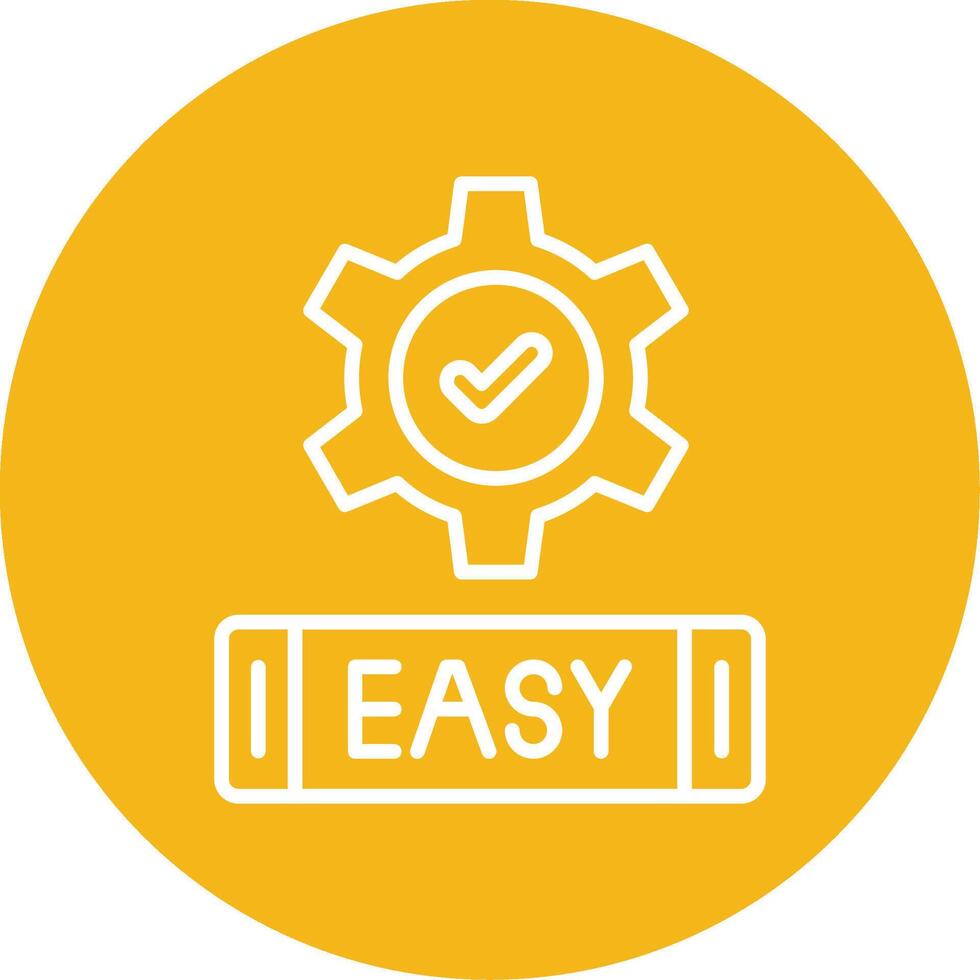 Easy Line Multi Circle Icon vector