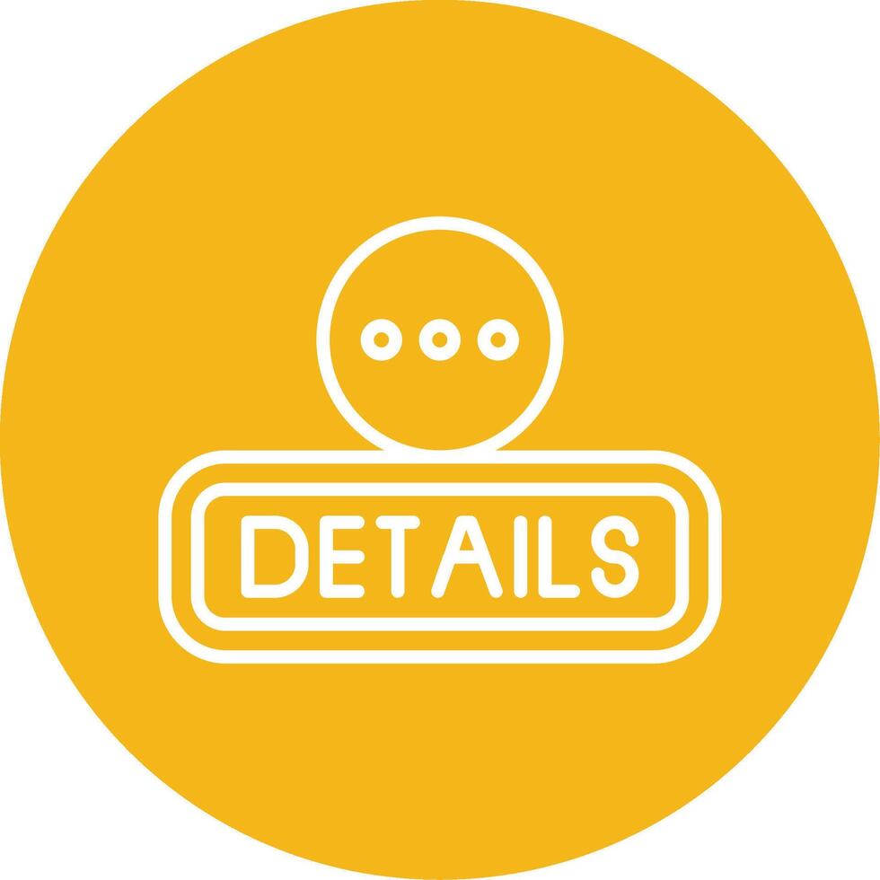 Details Line Multi Circle Icon vector