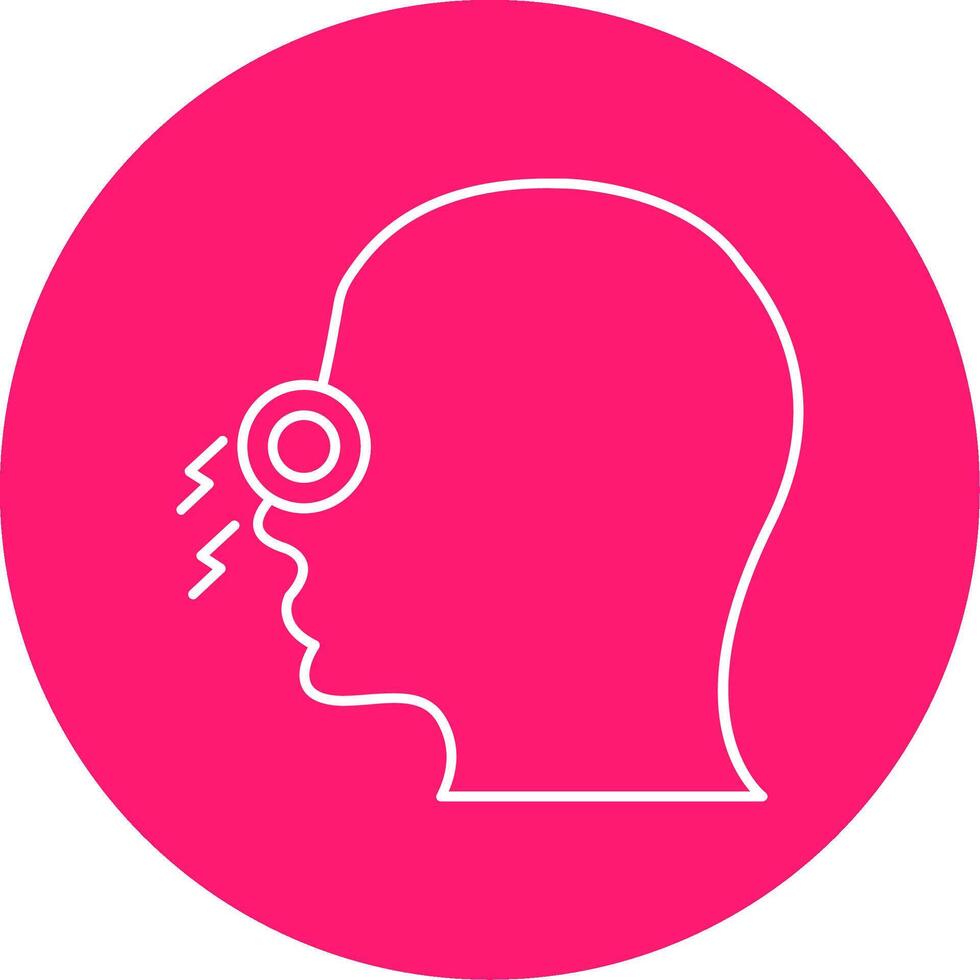 Congestion Line Multi Circle Icon vector