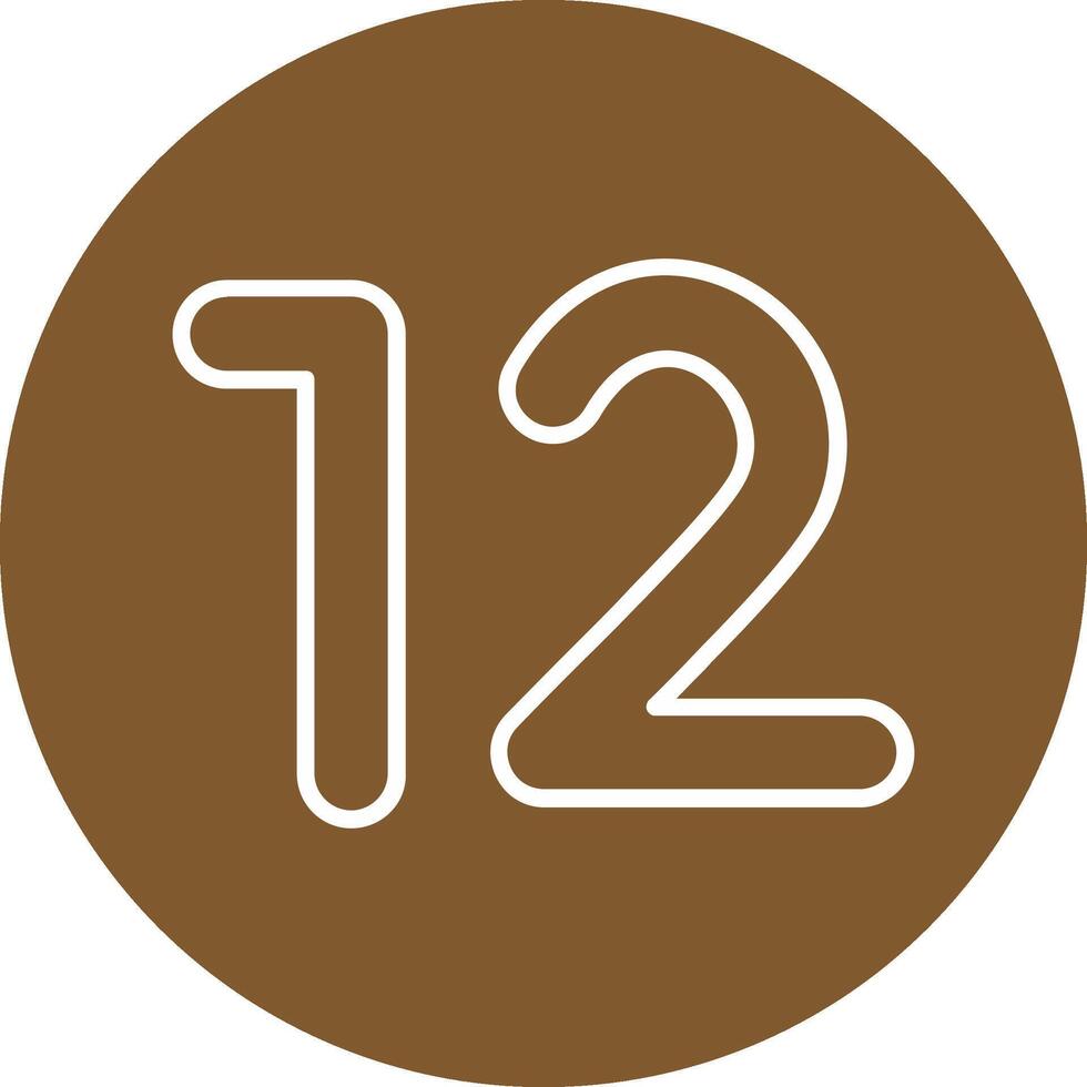 Thirteen Line Multi Circle Icon vector