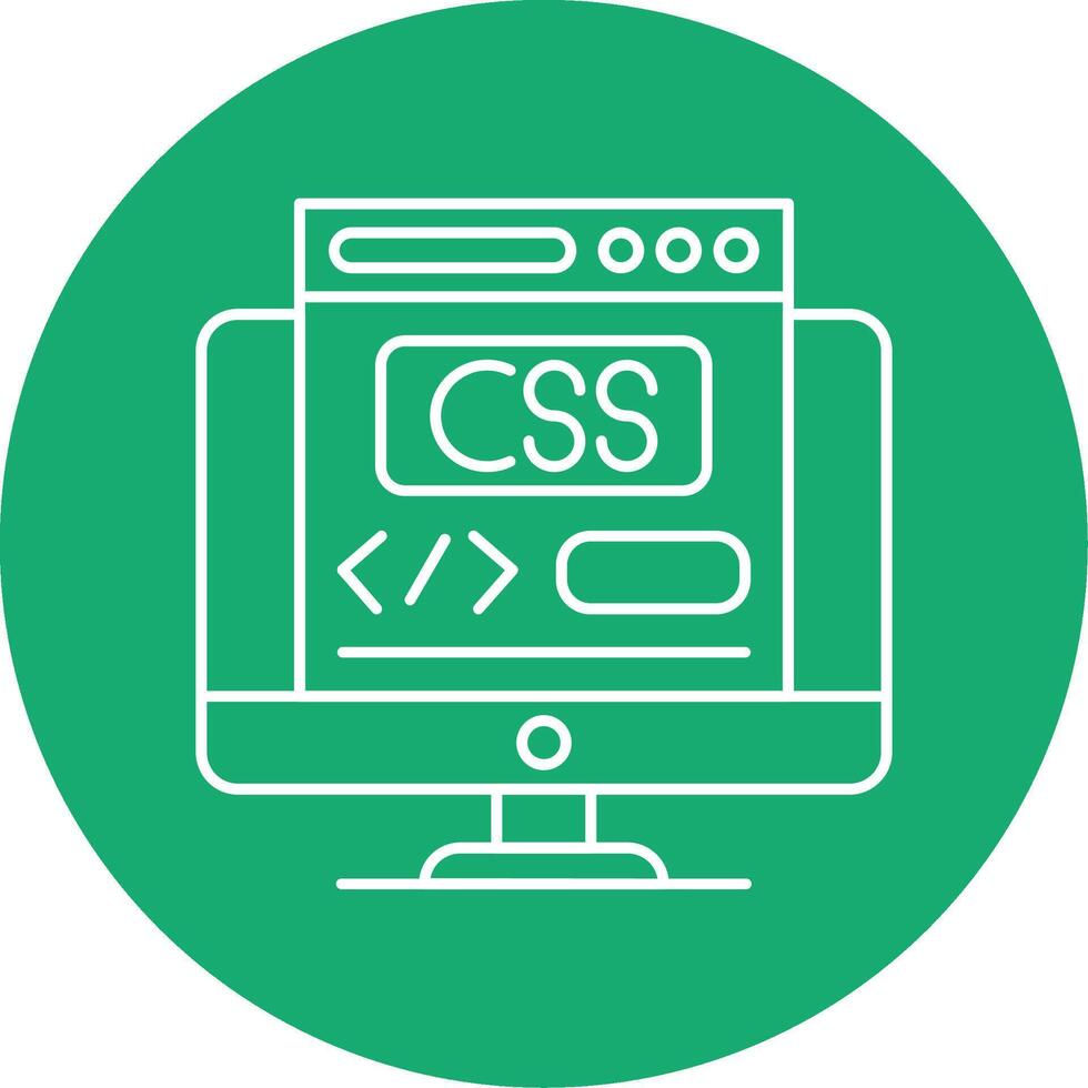 Css Line Multi Circle Icon vector