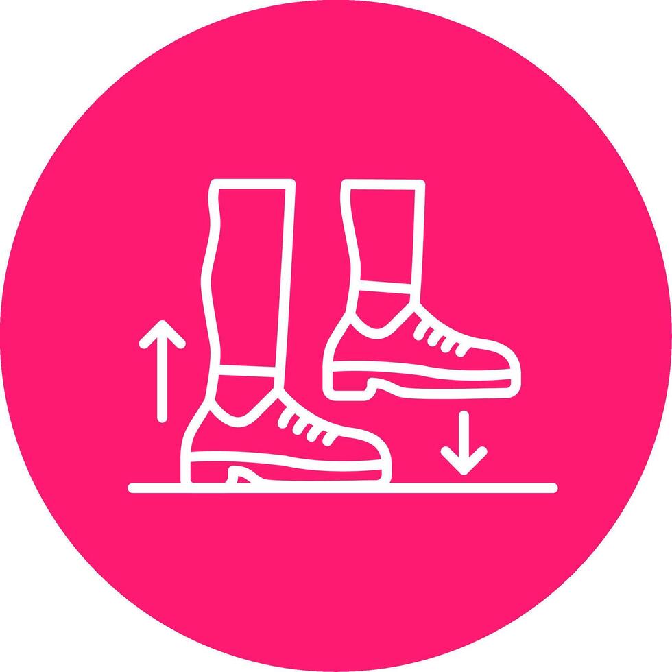 Step Line Multi Circle Icon vector
