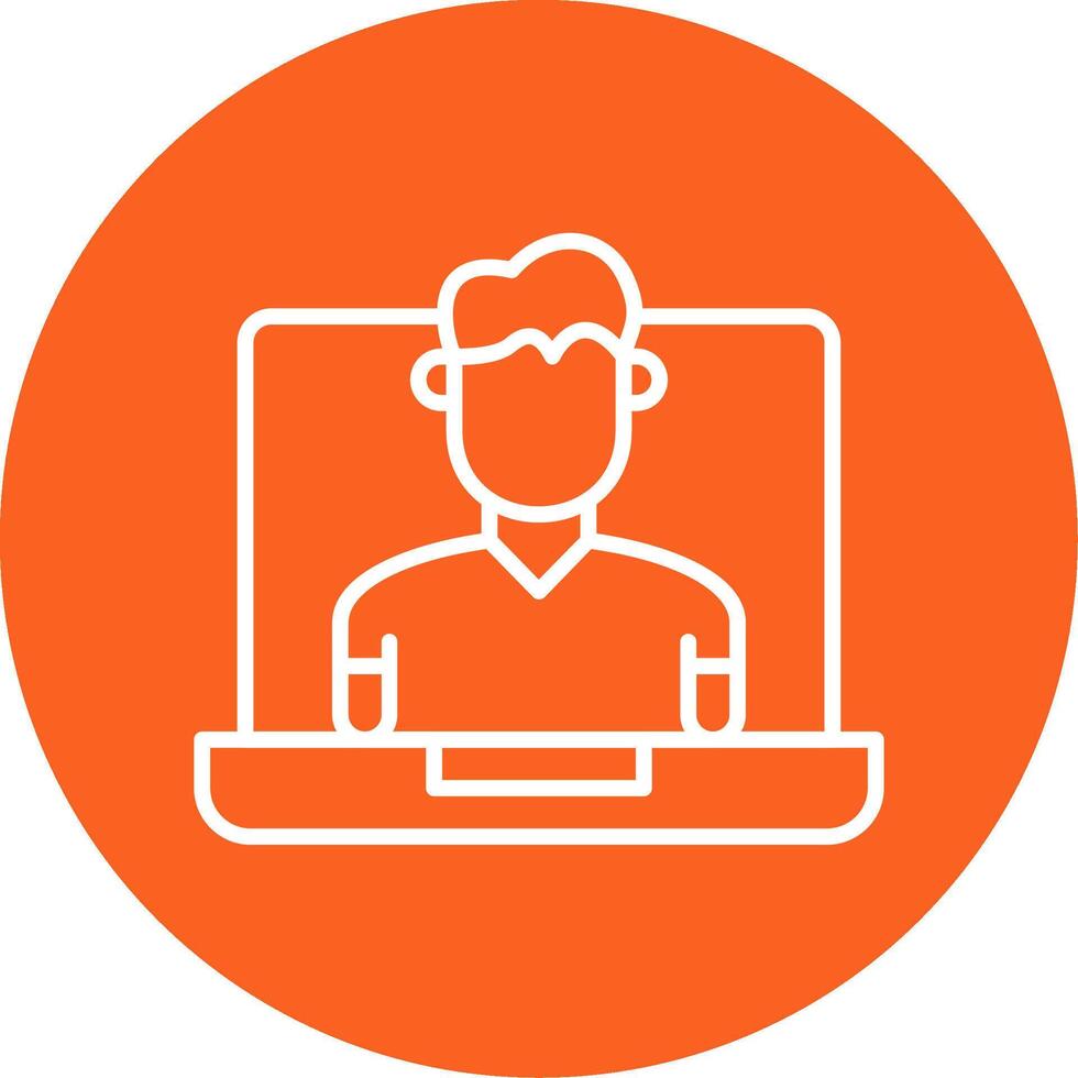 OnLine Multi Circle Coach Line Multi Circle Icon vector