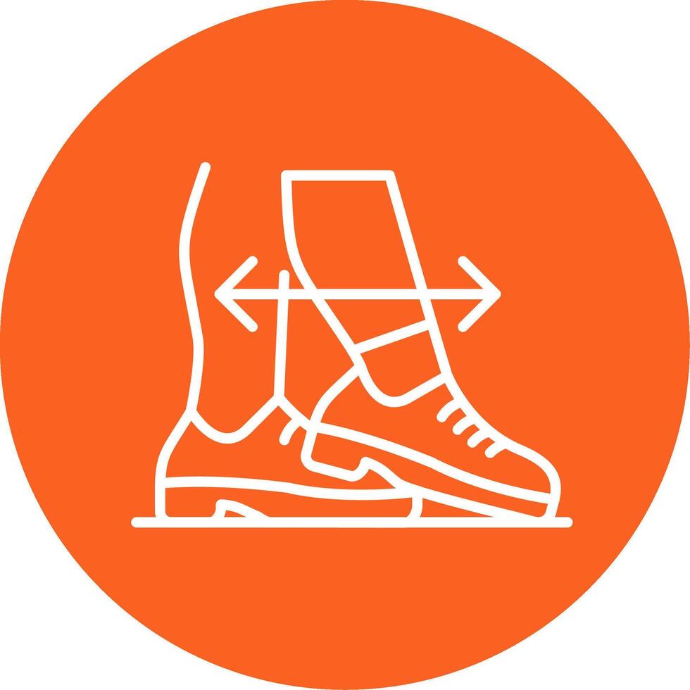 Touch Line Multi Circle Icon vector