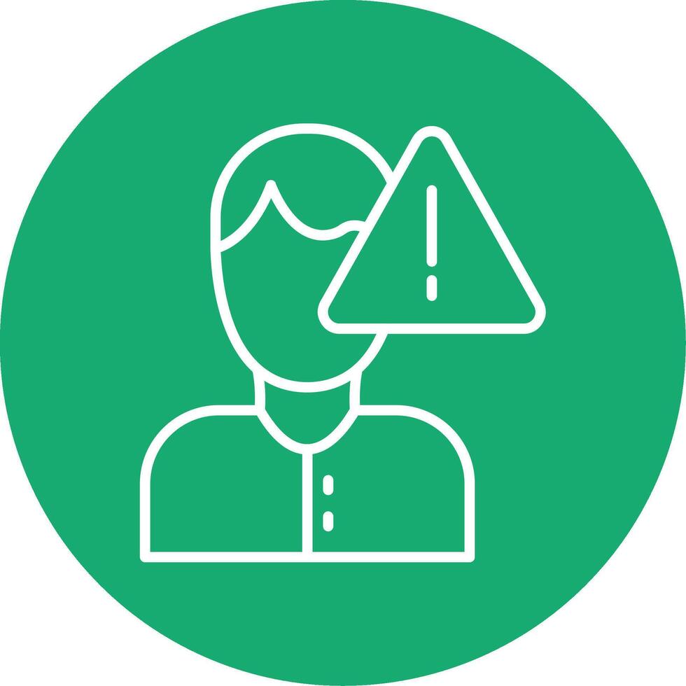 Danger Line Multi Circle Icon vector