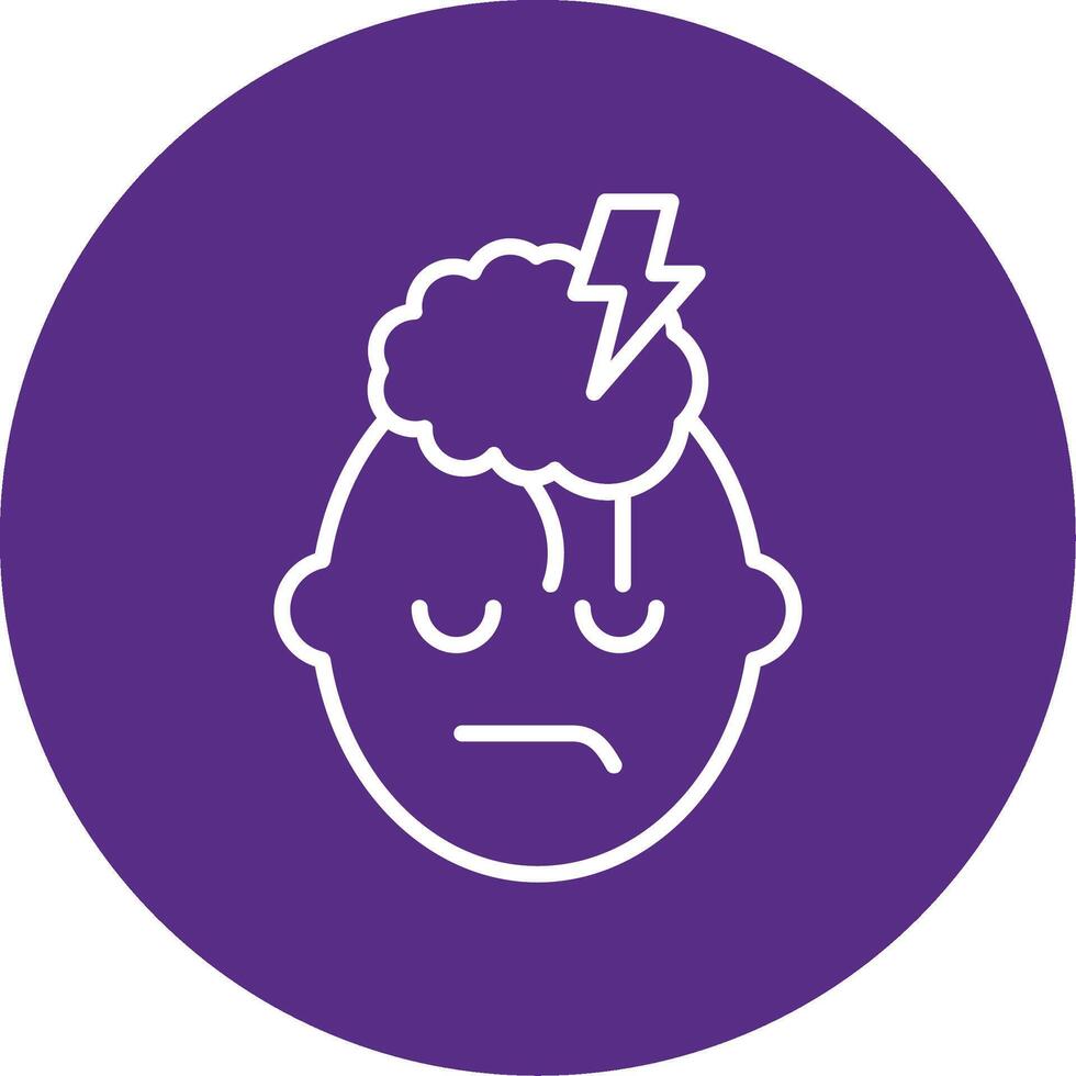 Stroke Line Multi Circle Icon vector