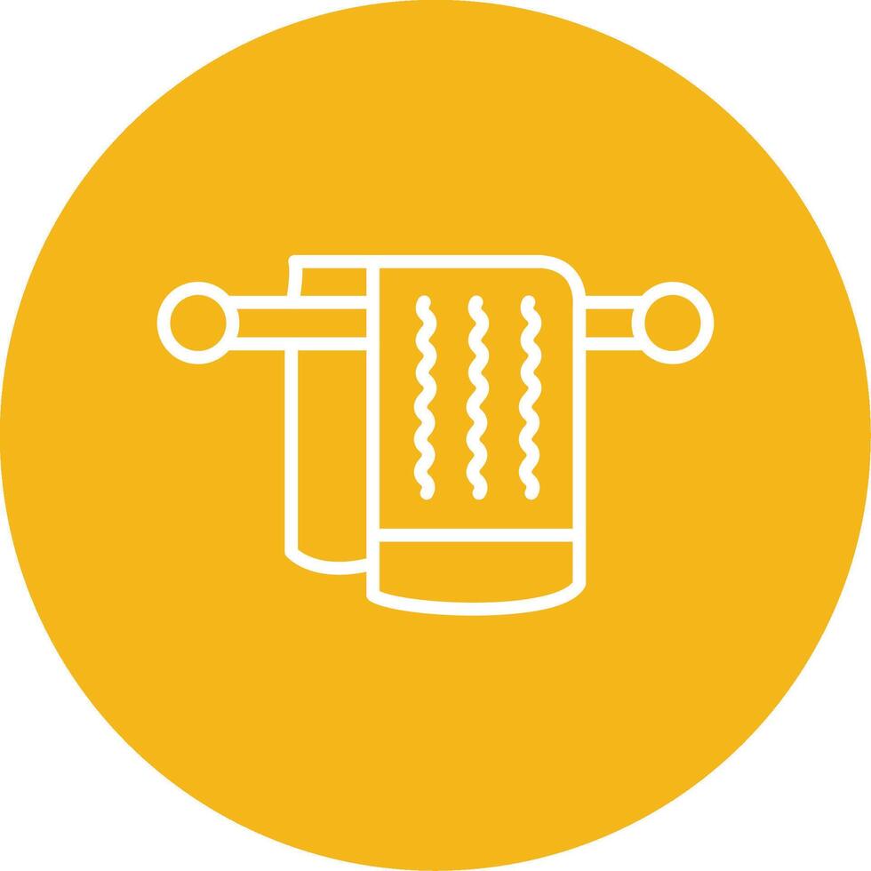 Towel Line Multi Circle Icon vector
