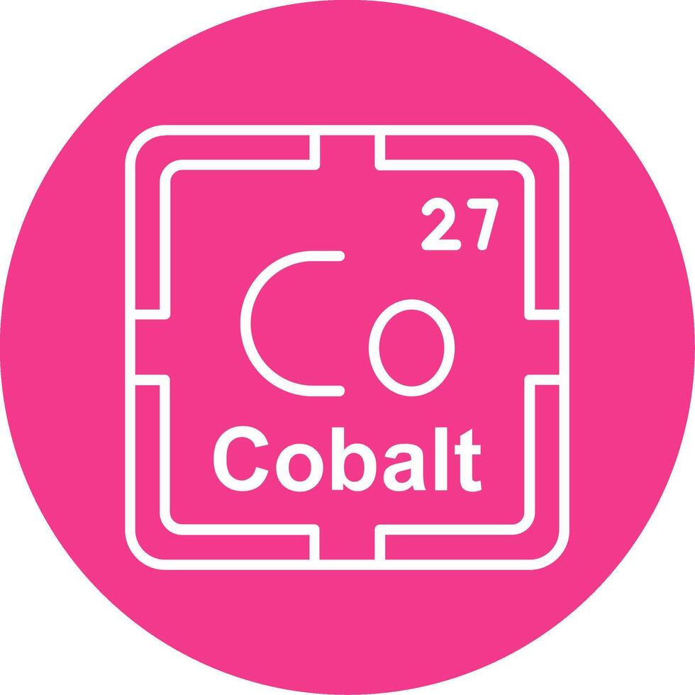 Cobalt Line Multi Circle Icon vector