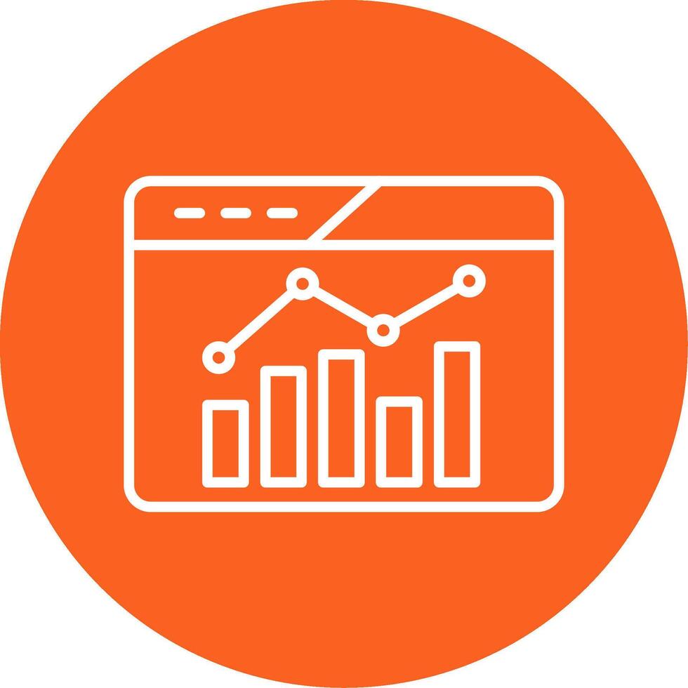 Business Performance Line Multi Circle Icon vector