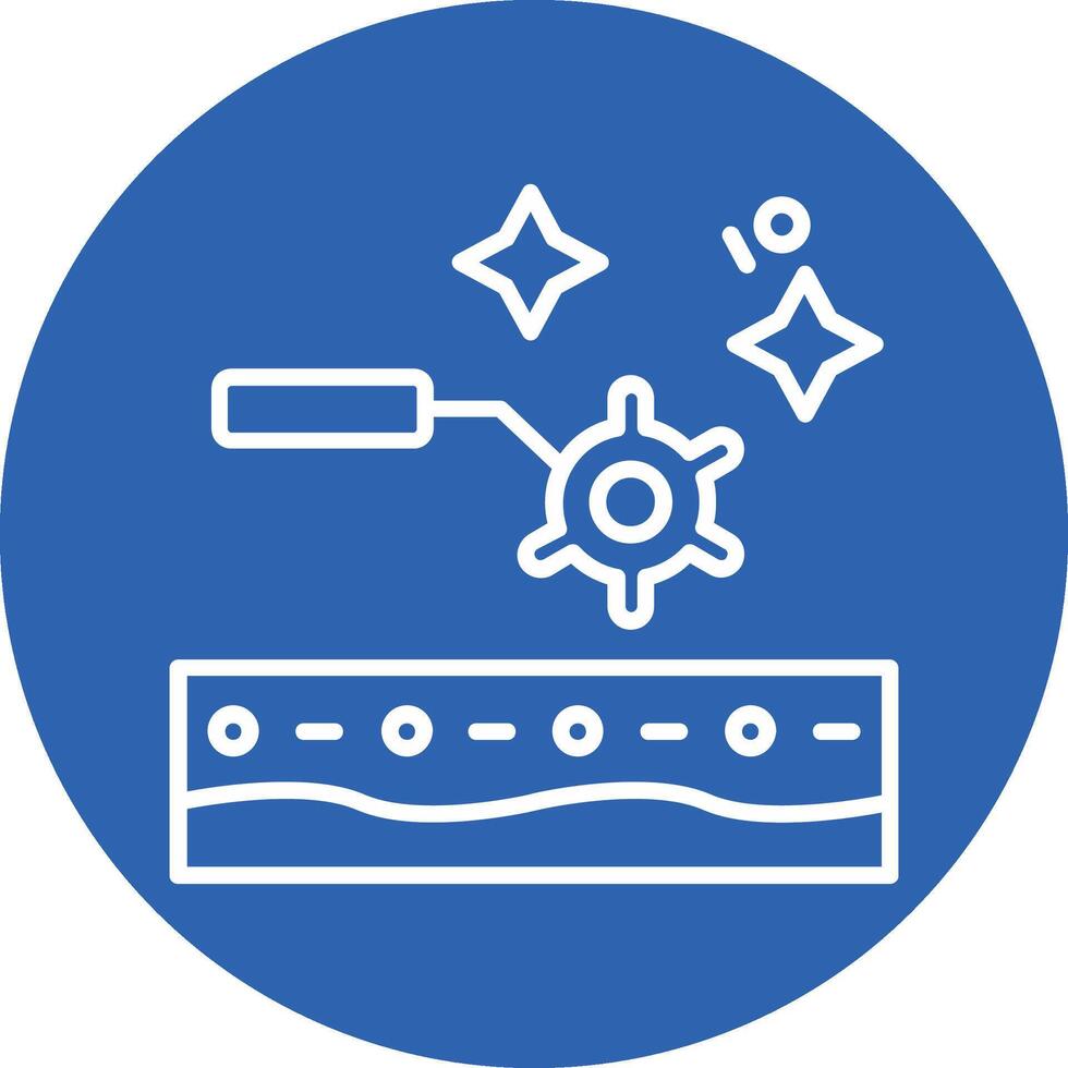 Lifting Line Multi Circle Icon vector