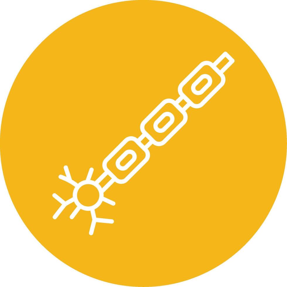 Myelin Line Multi Circle Icon vector