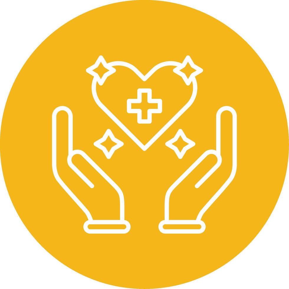 Self Consciousness Line Multi Circle Icon vector