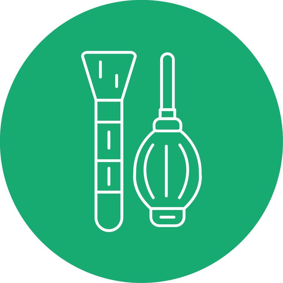 Cleaning Line Multi Circle Icon vector