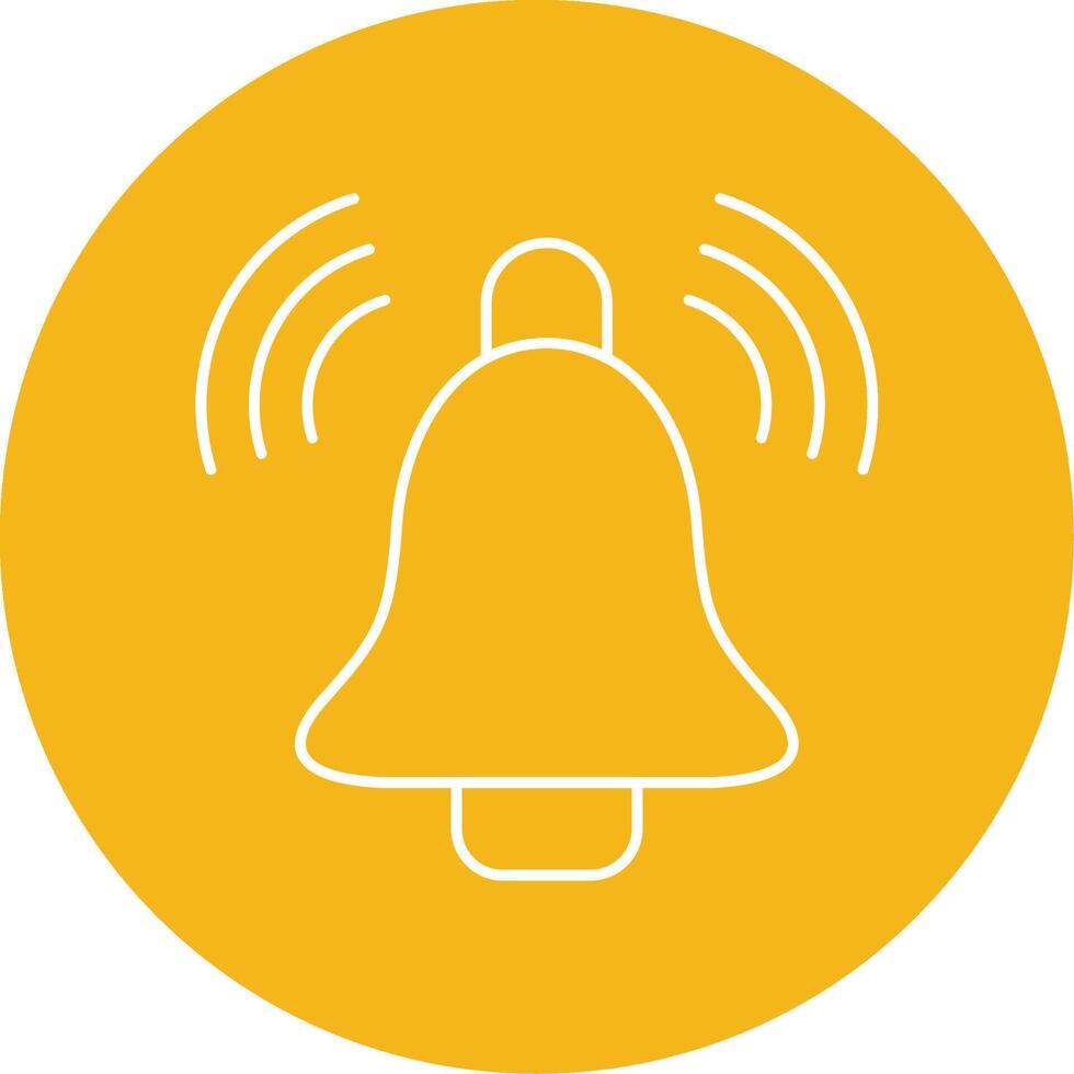 Alarm Line Multi Circle Icon vector